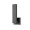 Z-Lite Edge 1 Light Outdoor Wall Sconce, Black & Sand Blast 576S-BK-LED - alternate 2